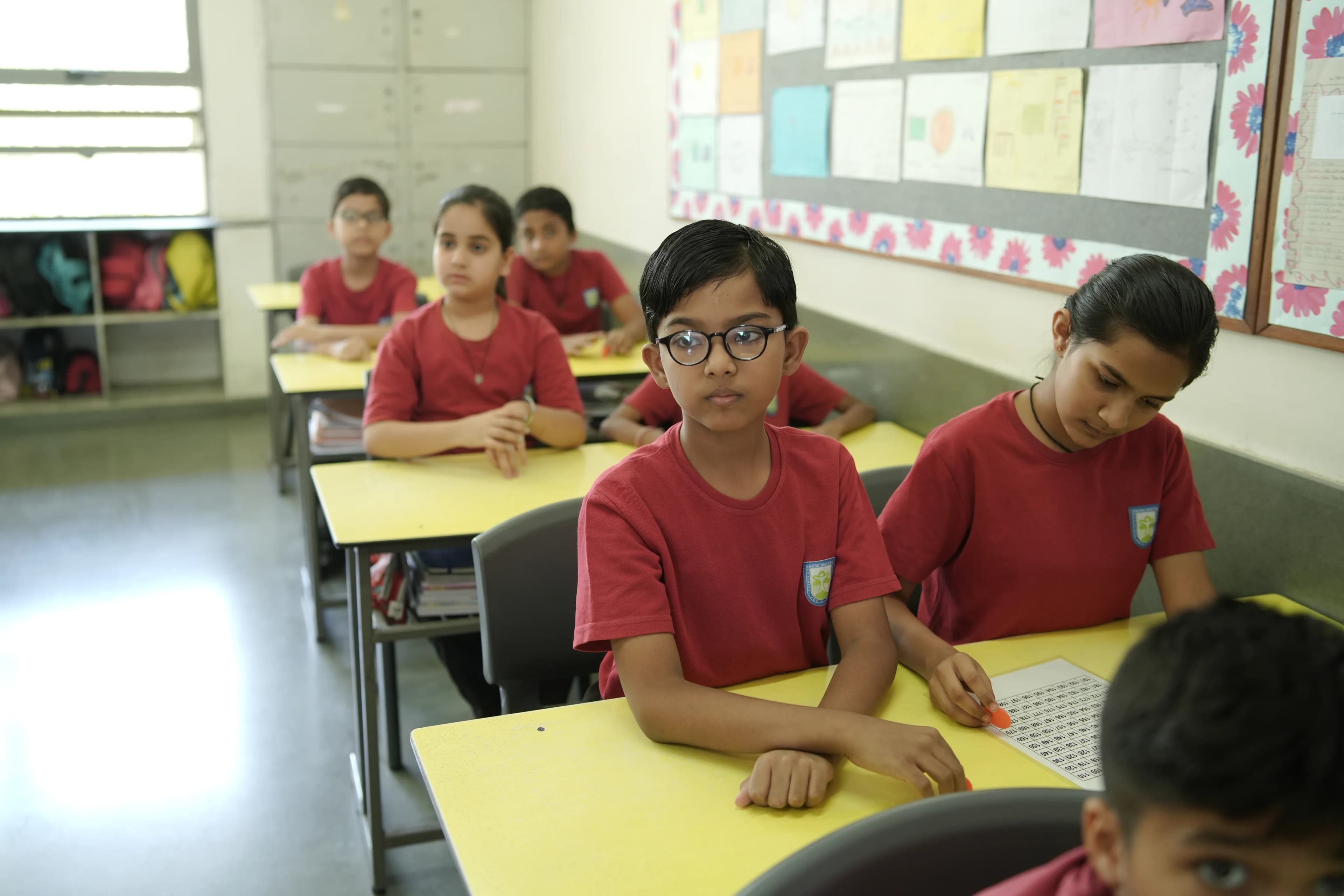 Students in a classroom